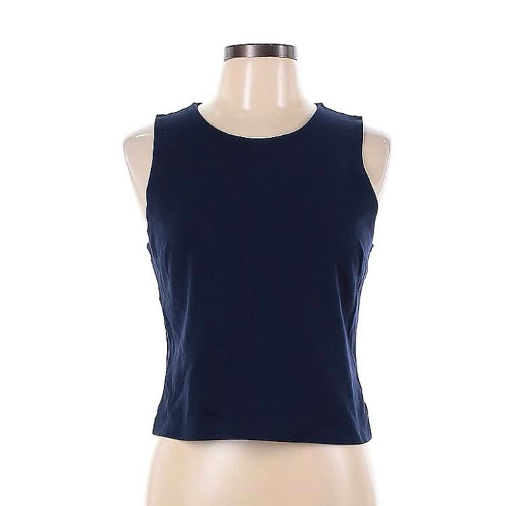 Sanctuary Navy Crop Tee, L